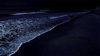 All You Need To Fall Asleep  Ocean Sounds For Deep Sleeping With A Dark Screen And Rolling Waves [upl. by Knapp]