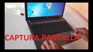 Como hacer captura de pantalla en hp probook EN CUALQUIER COMPUTADORA Método universal [upl. by Ttezil]