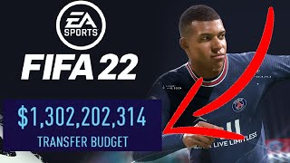 FIFA 22 Career Mode Money GLITCH MORE Than 1 Billion [upl. by Roby907]