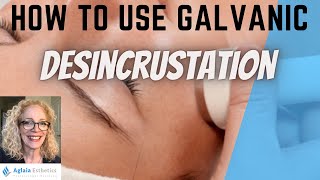 GALVANIC DESINCRUSTATION  SOFTEN HARD SEBUM TOUGH BLACKHEADS [upl. by Anaerb]