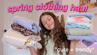 HUGE springsummer try on haul 2021 [upl. by Iv113]