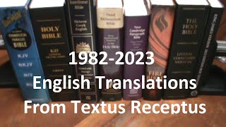 19822023 English Bibles from TR [upl. by Rednael]