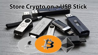 How to make a 3 usb drive into a secure crypto wallet [upl. by Onitnatsnoc734]