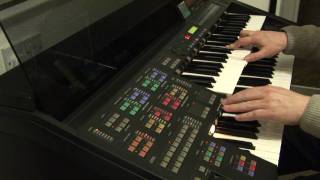 Yamaha Electone Organ HS8 Short Demo [upl. by Orimisac]