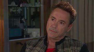 Robert Downey Jr storms out of interview [upl. by Elyrehc]