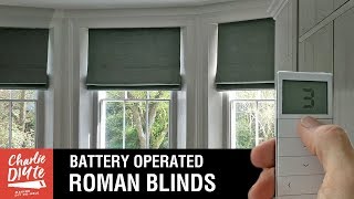 How to Fit Battery Operated Roman Blinds [upl. by Ahsinit]