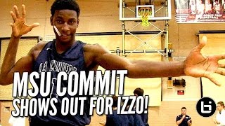 Jaren Jackson Jr Shows Out for Coach Izzo Skilled 5Star 6’10 17 yr old Leads 2 La Lumiere [upl. by Alanson753]