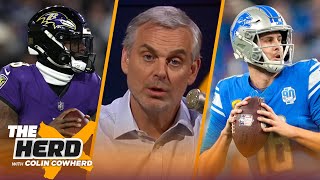 Colins Championship Picks Ravens dethrone Chiefs at home Lions cover vs 49ers  NFL  THE HERD [upl. by Ambrosine]