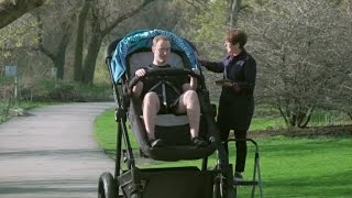 These adultsized strollers are going viral [upl. by Johansen264]