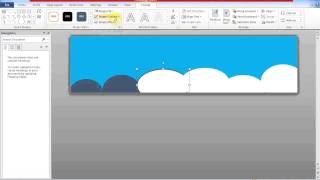 Create Banner Using MS Word [upl. by Torruella]