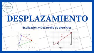 Desplazamiento  ejercicios resueltos [upl. by Nanji]