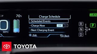 Toyota HowTo Prius Prime Charge Management – MultiInformation Display MID Toyota [upl. by Anna-Diana]