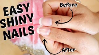 How to Get Shiny Nails using a 4 Way Nail Buffer [upl. by Telrahc]