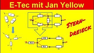 Was ist eine Brückenschaltung Wie knackt man sie mit einer SternDreieckUmwandlung  08 [upl. by Beard]