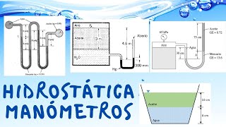 Hidrostática  Manómetros [upl. by Schwinn766]