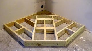 How to Build a Wood Stove Hearth  Framing a Hearth [upl. by Sacram76]