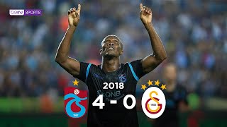 Trabzonspor 4  0 Galatasaray  Maç Özeti  201819 [upl. by Neelik]