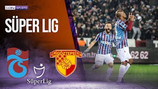 Trabzonspor vs Goztepe  SÜPER LIG HIGHLIGHTS  03132022  beIN SPORTS USA [upl. by Ciredor]