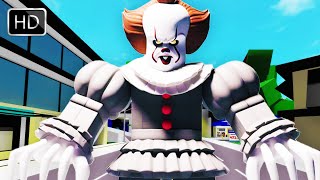 Roblox BrookHaven 🏡RP IT Pennywise Scary Full Movie [upl. by Cerallua20]