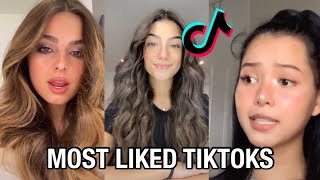 TOP 50 Most Liked TikToks of All Time 2022 [upl. by Larrej]