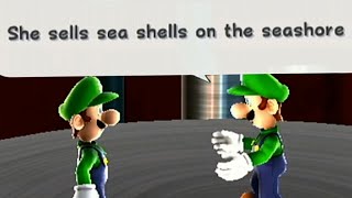 Luigi ACTUALLY talks about sea shells [upl. by Nivrac]