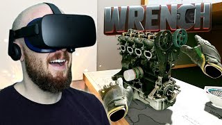 Build An Engine In Virtual Reality Wrench VR Oculus Rift Gameplay [upl. by Evelin86]