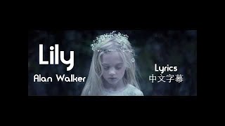 Alan Walker  Lily lyrics 中文字幕 [upl. by Malo996]