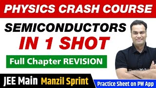 SEMICONDUCTORS in One Shot  Full Chapter Revision  Class 12  JEE Main [upl. by Rika374]