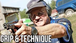 How to shoot a Pistol with world champion shooter Jerry Miculek [upl. by Mariand]