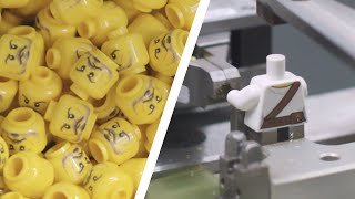 How are LEGO Minifigures Made  LEGO Factory Behind The Scenes [upl. by Ailad]