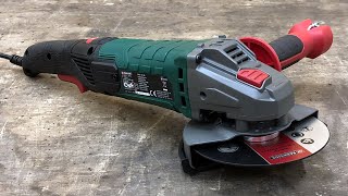 PARKSIDE® Angle Grinder »PWS 125 G6« Lidl 1200 Watt unboxing and test  Parkside Winkelschleifer [upl. by Furlong]