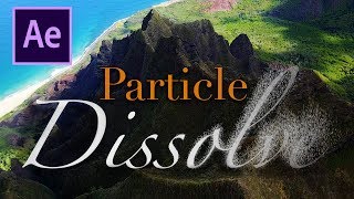 Text Particle Dissolve  After Effects Tutorial No Plugin [upl. by Paco898]