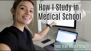 How I Study in Medical School [upl. by Kelcy632]