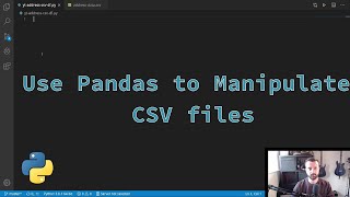 Python CSV files  with PANDAS [upl. by Naraj]