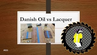 Using Danish Oil and Lacquer [upl. by Eilyah469]