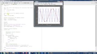 Sampling Signals 613  Sampling a Sinusoid Matlab [upl. by Vito]