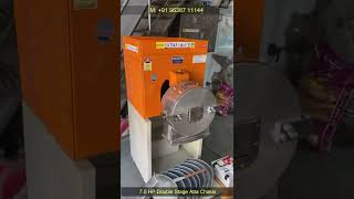 Micro mill Double Stage pulverizer Commercial Atta chakki Machine Flour Mill M 91 99742 11144 [upl. by Martinsen]