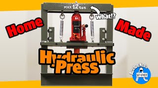 Hydraulic Press brake DIY  12 ton [upl. by Larrabee]