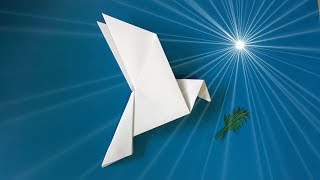 Como hacer una Paloma de la Paz  origami facil  papiroflexia [upl. by Acimaj]