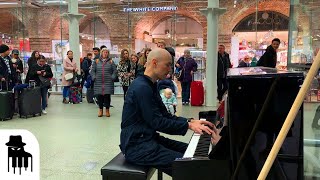 Disguised concert pianist stuns unsuspecting travelers [upl. by Allyson]