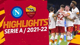 Napoli 11 Roma  Serie A Highlights 202122 [upl. by Anitnemelc]