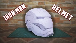 Iron Man Helmet  Papercraft [upl. by Reivaz]