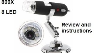 The USB Digital Microscope In Depth Review Instructions And Unboxing [upl. by Blaise]