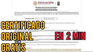 Como Descargar Certificado original Legalizado Secundaria Bachillerato Prescolar Primaria Gratis [upl. by Terhune952]