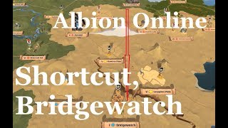 Albion Online  Caerleon to Bridgewatch fast almost safely [upl. by Dyrraj]