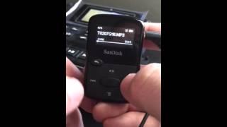 How to use Sandisk Clip Jam MP3 player [upl. by Vange]