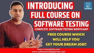 Software Testing Tutorial Introduction and Course Topics  Software Testing Bootcamp [upl. by Gad]