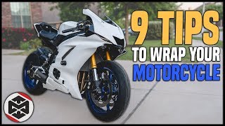 9 Tips for How To Wrap a Motorcycle [upl. by Asirac]