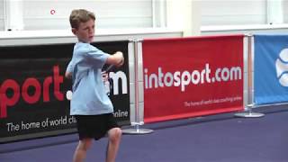 Tennis Coaching for Kids Underarm Serve [upl. by Weiman689]