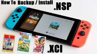 How To DumpBackup Your Nintendo Switch Games NSP XCI NXDumpTool [upl. by Naegem]